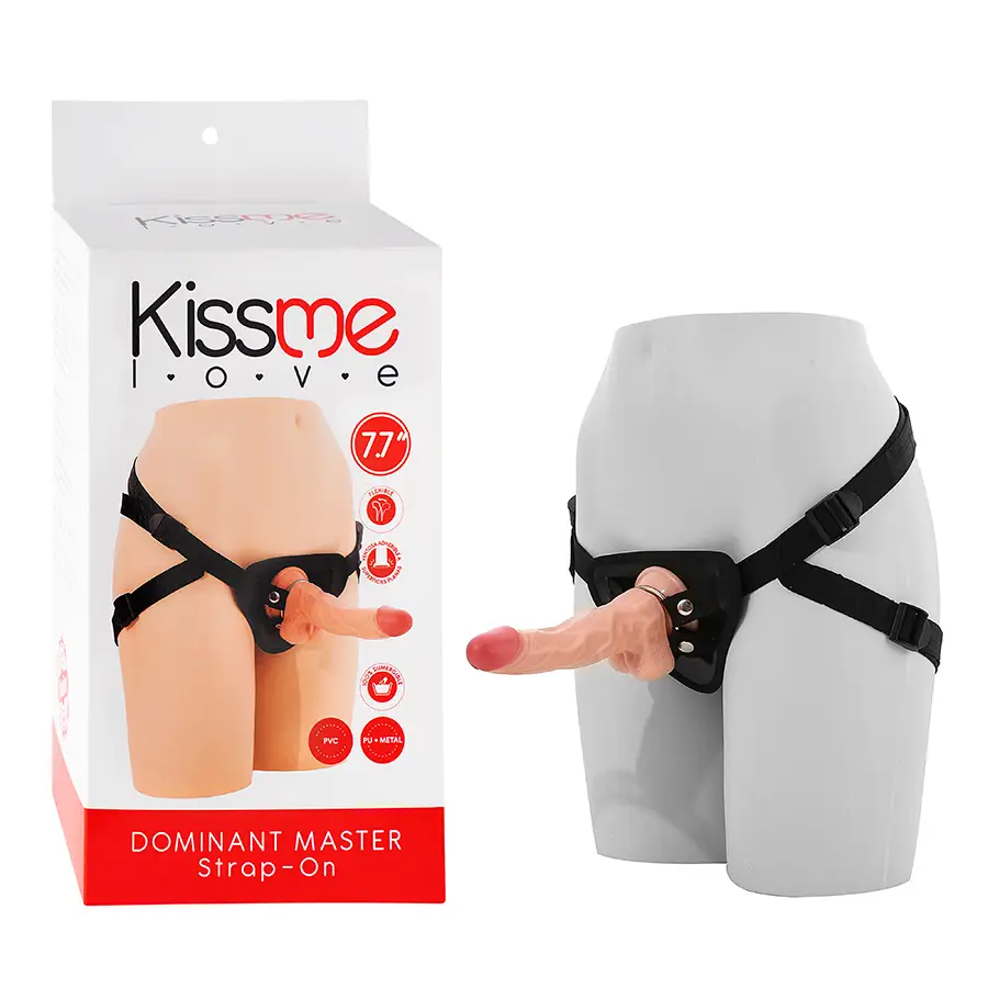 Dominant Master Arnés Ajustables Con Correas Tela Y Anillo Desmontable by KISSME LOVE