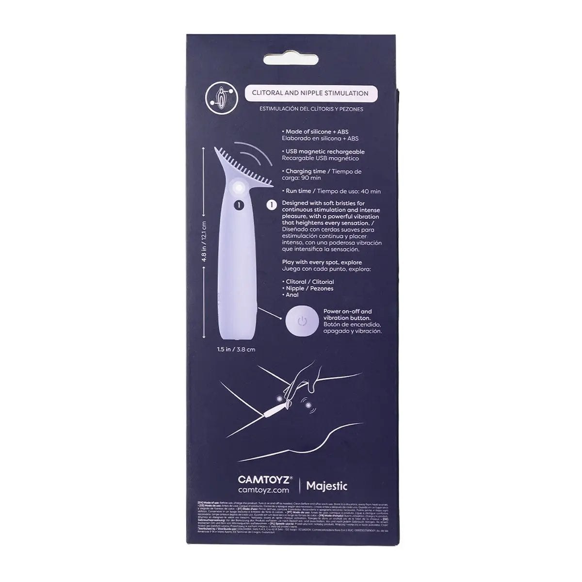Teesy Vibrador de Clítoris y Pezones Camtoyz by SEXSHOPLAMORE