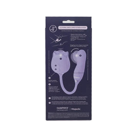 Lotus G-spot Vibrador con Bala Camtoyz