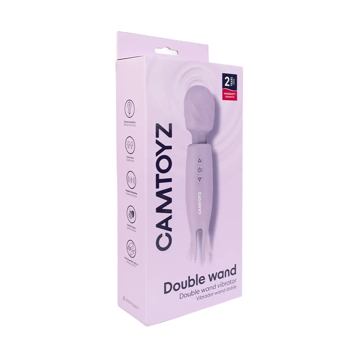 Double Wand Vibrador Wand Doble Camtoyz by SEXSHOPLAMORE