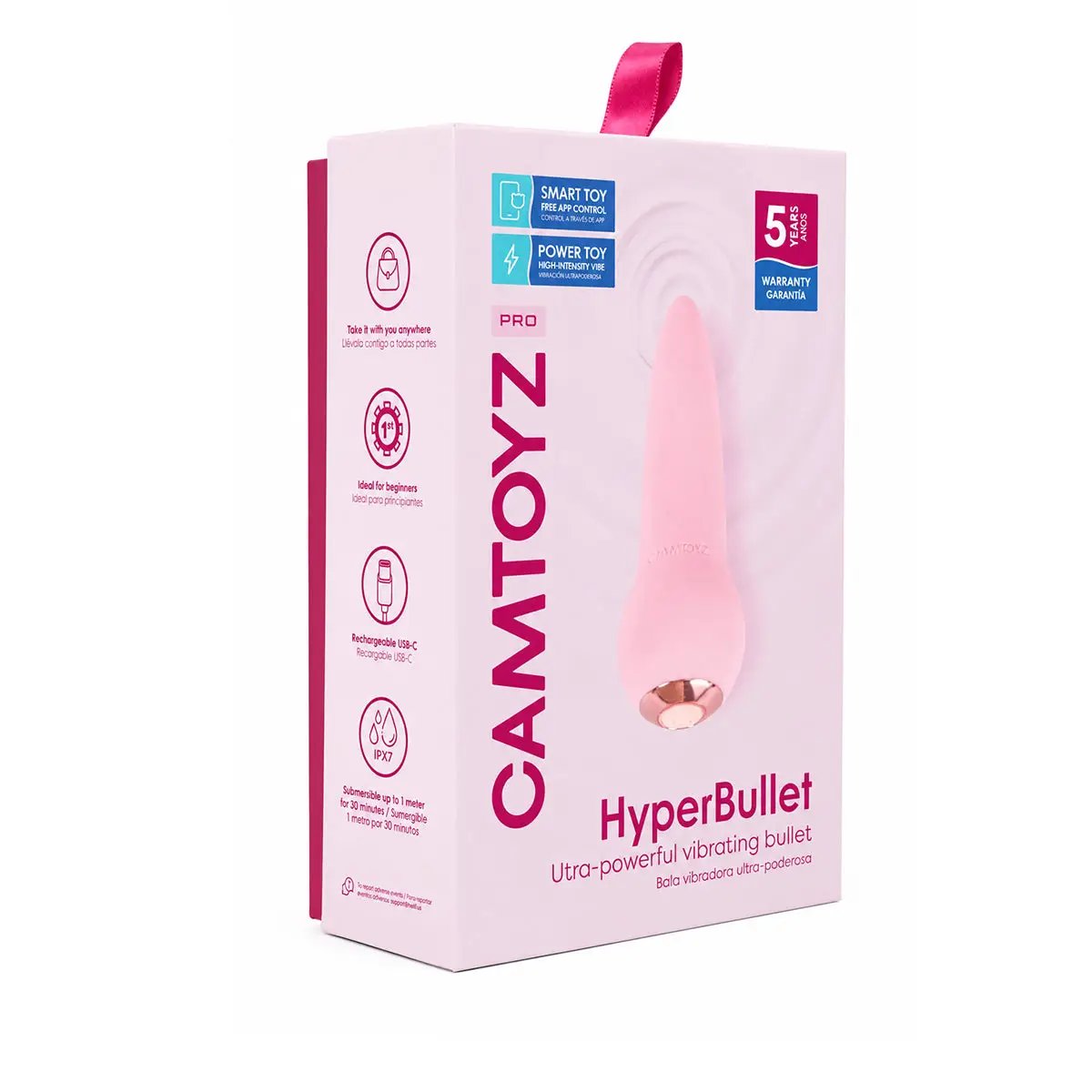 HyperBullet Bala Vibradora Con App Camtoyz by SEXSHOPLAMORE