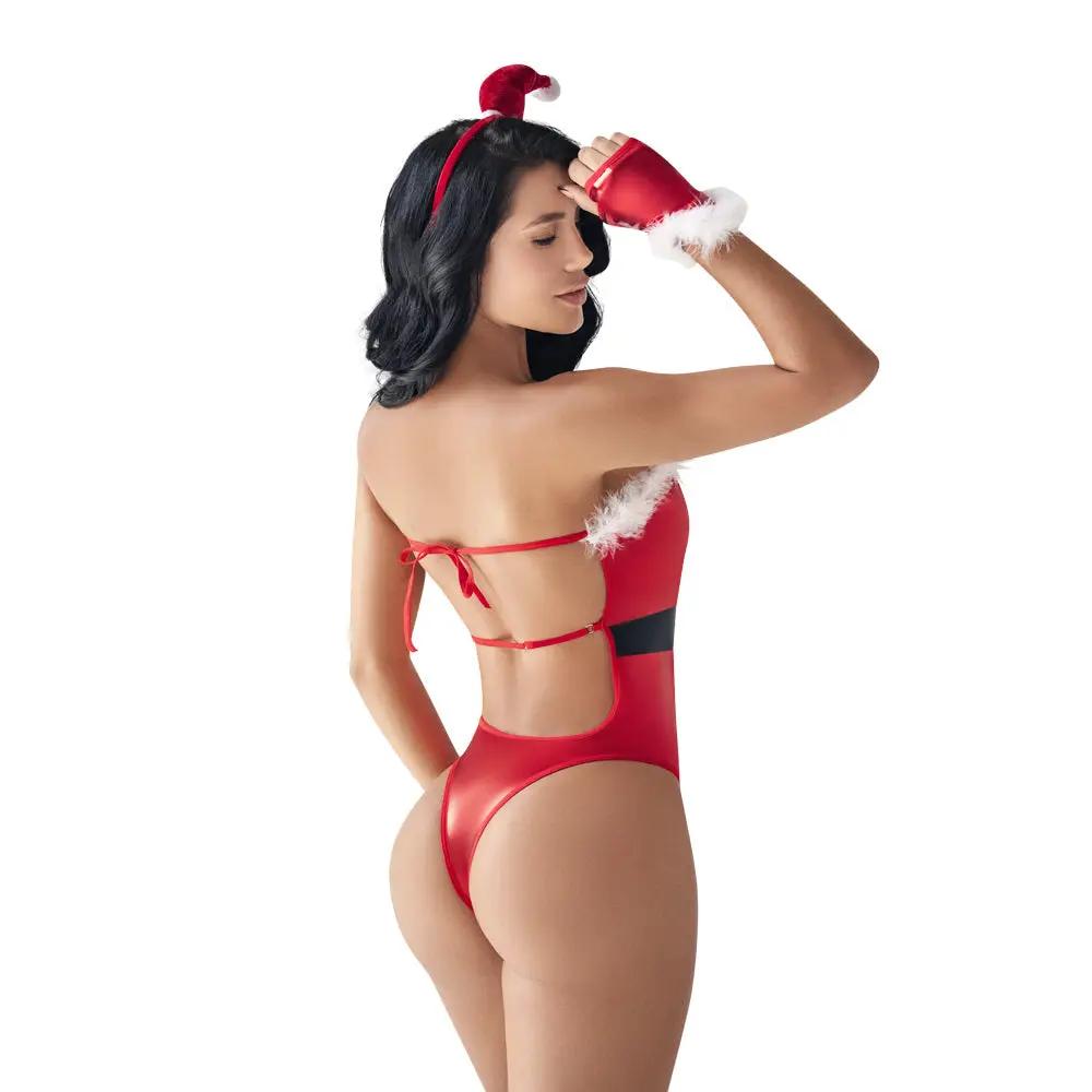 Disfraz Mamá Noel De Poliéster Con Tirantes Ajustables by lamoresex