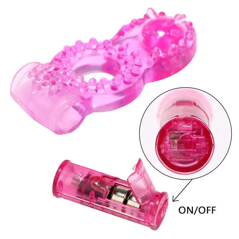 Anillo Estimulador De Silicona Con Perla Estimulación Dual by lamoresex