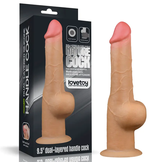 Dispositivo De Silicona Platino, Cabeza Pronunciada Y Texturizada 25 Cm by LOVETOY