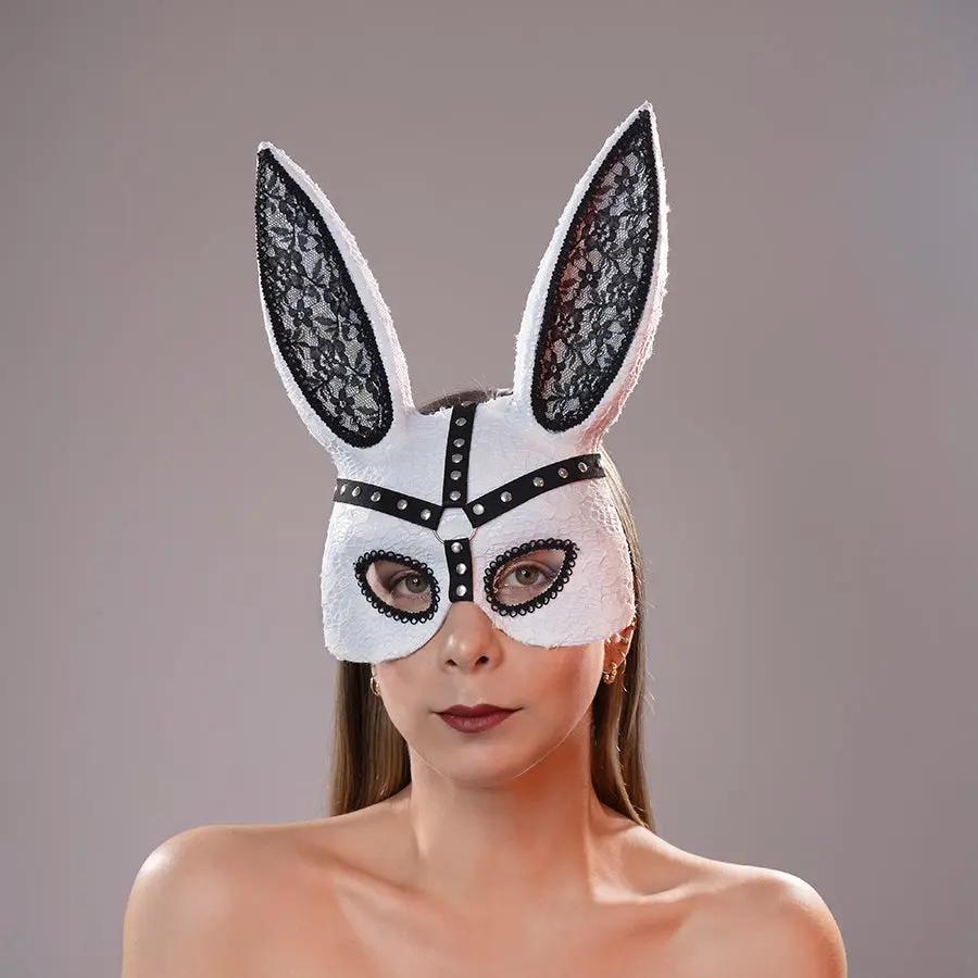 Pozzuoli Máscara De Encaje Con Orejas De Conejo Para Actuaciones Y Disfraces by SENSUAL LOVE
