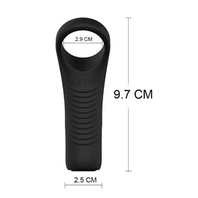 Anillo Vibrador Lure Silicona Con 9 Modos De Vibración by SHANDE