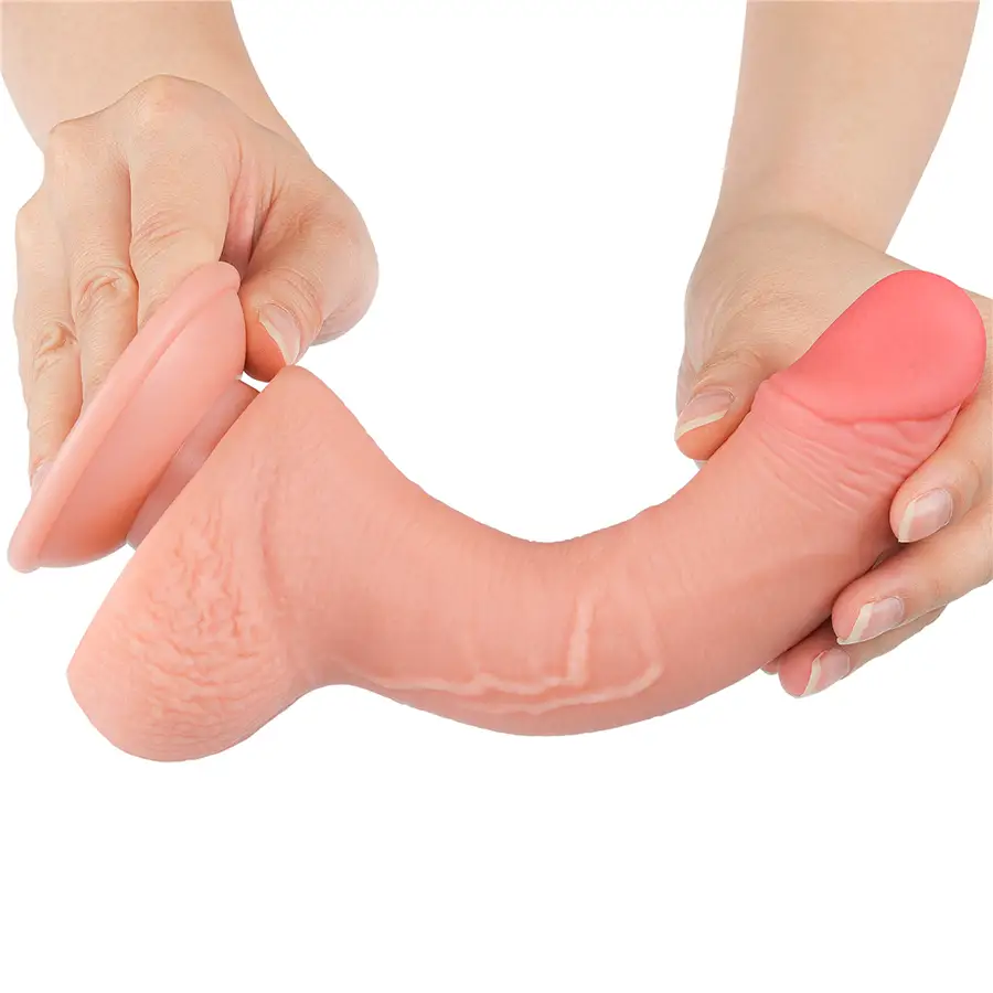 Realista De Silicona Doble Capa 7.5 Pulgadas Con Núcleo Firme by LOVETOY
