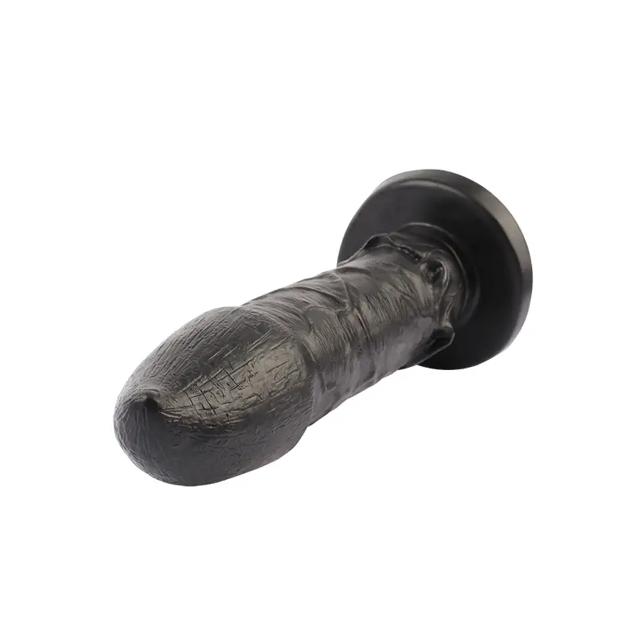 Dispositivo PVC Con Ventosa Base, Largo 21 Cm, Diámetro 5,1 Cm, Negro by CHISA