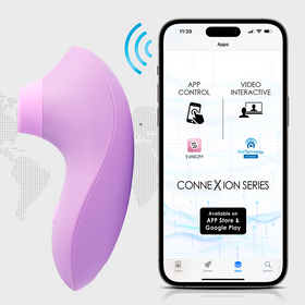 Svakom Estimulador Ergonómico de Silicona Lavanda con Control por App by SVAKOM
