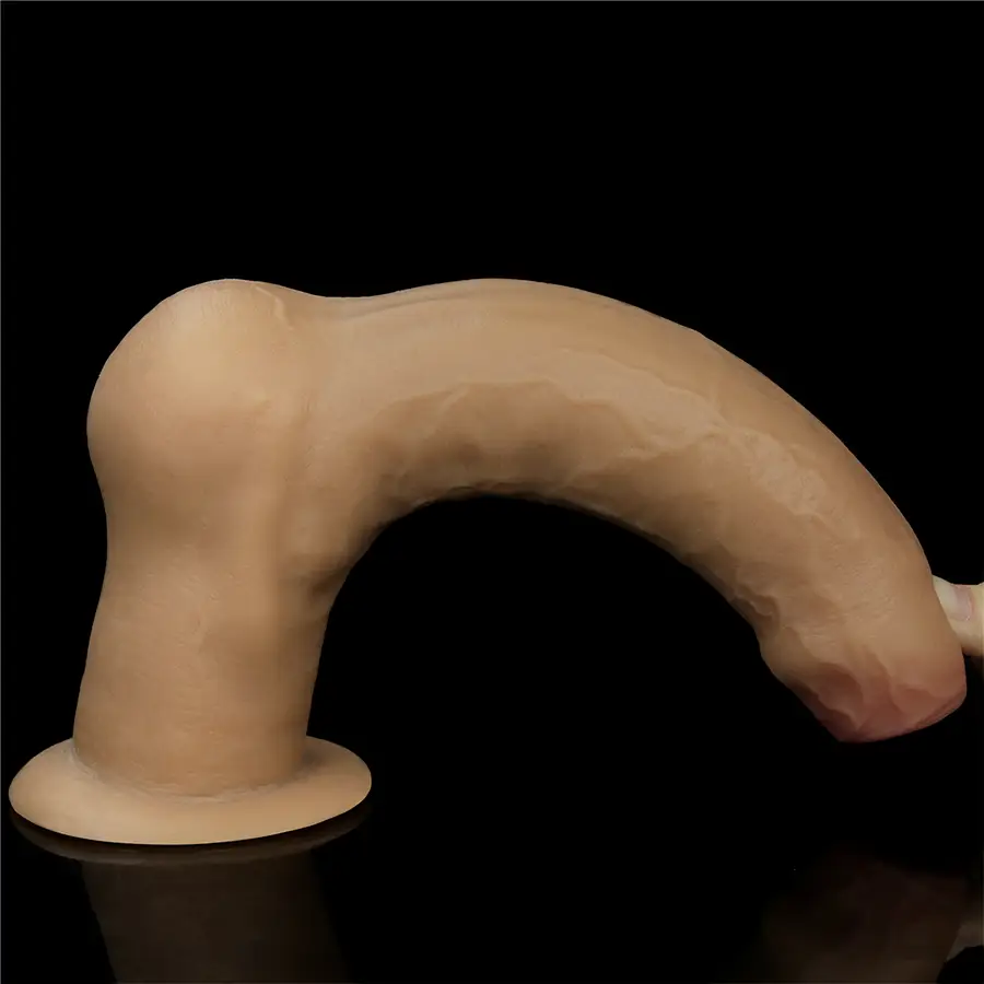 Dispositivo Realista De Silicona Médica Con Eje Doble Capa Y Base De Succión by LOVETOY