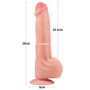 29.21CM'' King Sized Sliding Skin Dual Layer Dong Flesh