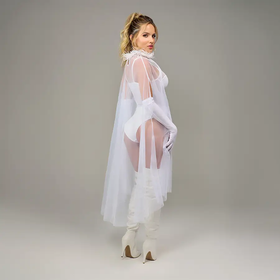 Disfraz Emma Frost Mujer Poliéster 93 Por Ciento Prenda Exterior by CEREZA LINGERIE
