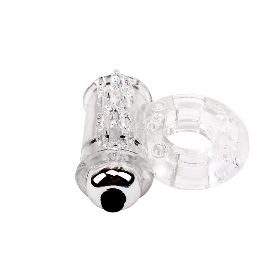 Bull Ring Clear Anillo de Silicona con Estimulación Vibratoria by CHISA