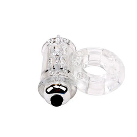 Bull Ring Clear Anillo de Silicona con Estimulación Vibratoria by CHISA
