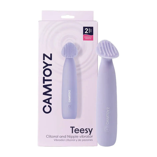 Camtoyz Teesy Silicona Vibrador Multizona Con Cerdas Suaves