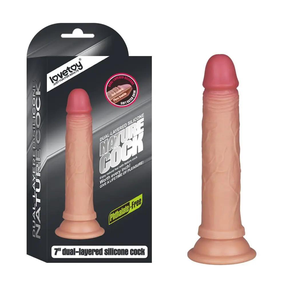 Dispositivo De Silicona Realista Con Base De Succión 18 Cm by LOVETOY