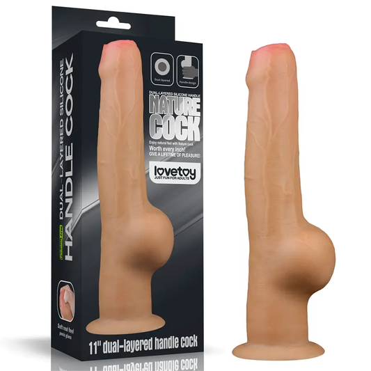 Dispositivo Realista De Silicona Médica Con Eje Doble Capa Y Base De Succión by LOVETOY