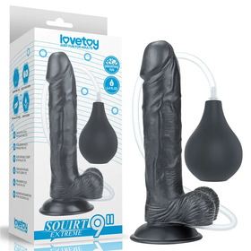 Dispositivo De Placer Silicona Realista 9 Pulgadas Negro by LOVETOY
