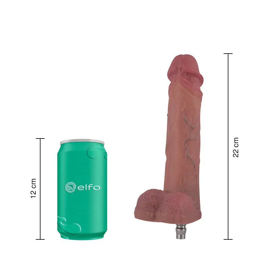 Lovense Brad Medium Silicona Realista Compatible Con Lovense by ELFO