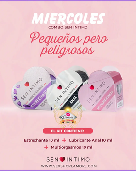 Combo Sensaciones Compactas Tres Corazones Texturas Suaves Firmes by lamoresex