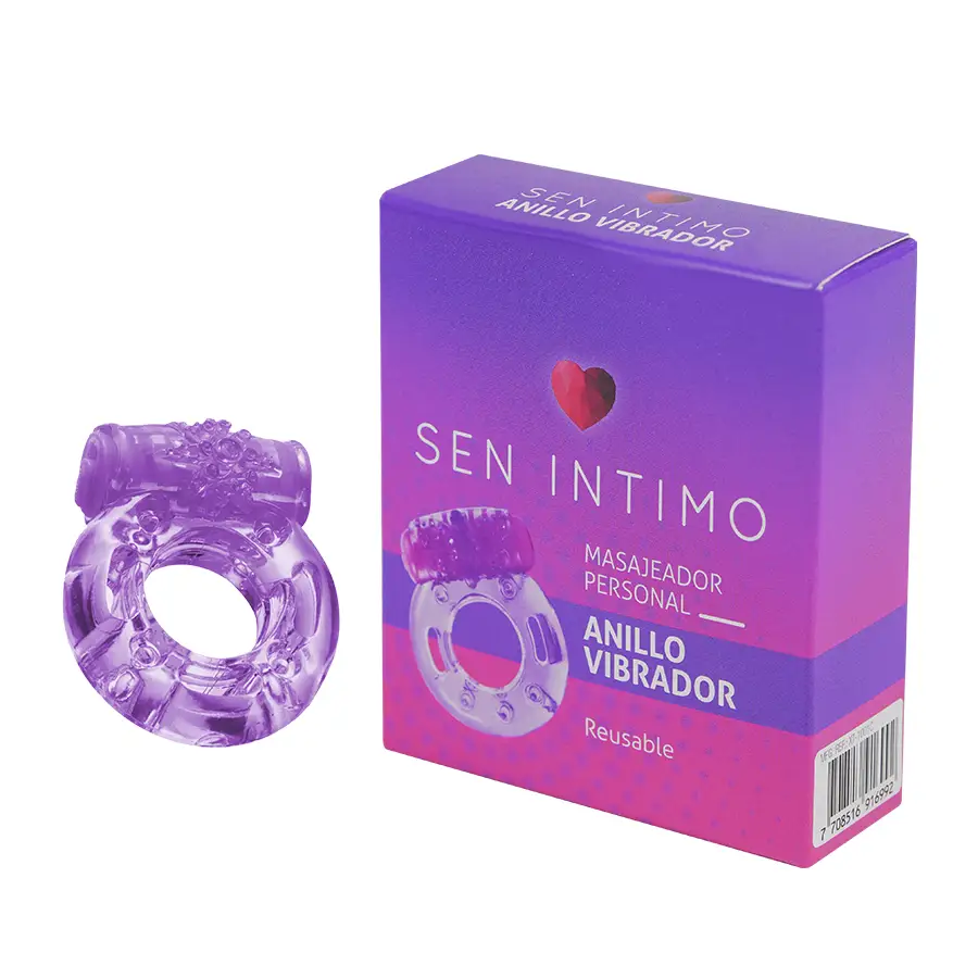 Sen Íntimo Anillo Estimulante de Silicona con Modo Dual y Control by SEN INTIMO