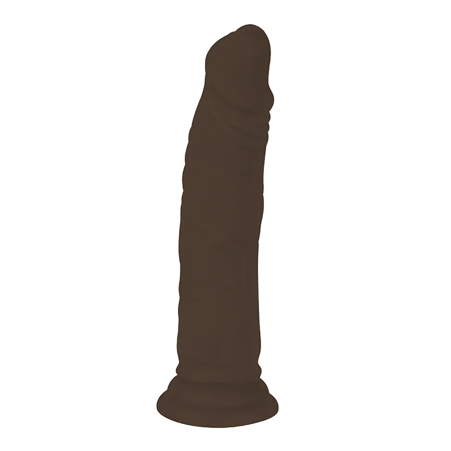Angelo Silicona Flexible Con Ventosa Base Café 21 cm by KISSME LOVE