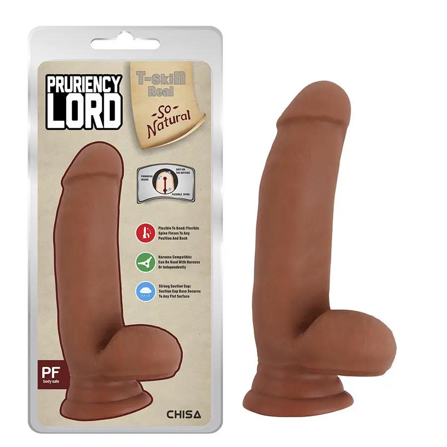 Pruriency Lord Latin Silicona Suave Textura Realista Vértebra Interior Ventosa by CHISA