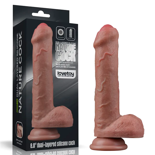 Accesorio De Silicona Realista De Doble Capa Con Base De Succión by LOVETOY