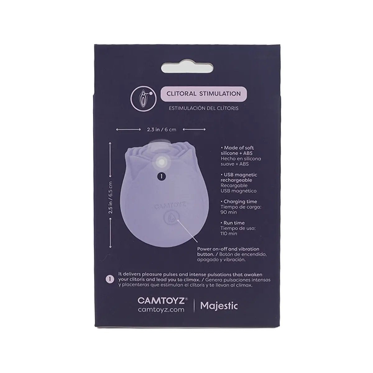 Tap Rose Estimulador de Pulsaciones Camtoyz