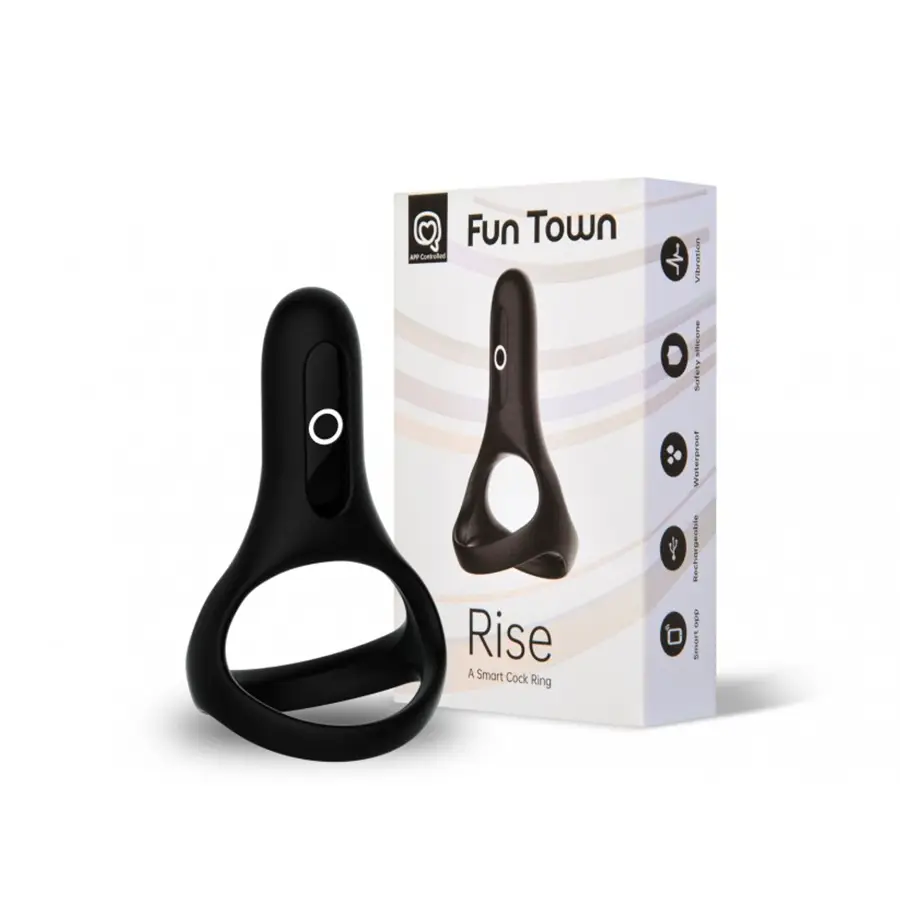 Anillo Vibrador Rise de Silicona con Control por App by FUNTOWN