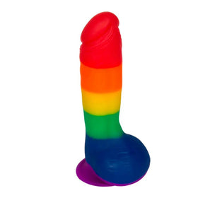 Real Pride Dispositivo De Inserción Multicolor Con Ventosa 15.4 Cm by BESEXY