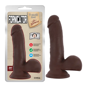 Fornicator Realista De TPE Con Ventosa Base 19 Cm Textura Suave by CHISA
