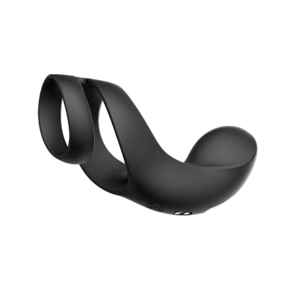 Svakom Benedict Anillo Doble Estimulador De Perineo Negro Silicona Sumergible by SVAKOM