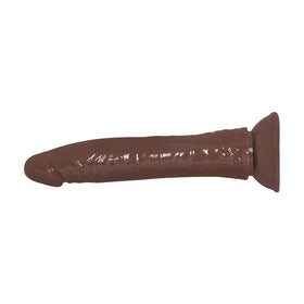 Dispositivo Realista Marrón De Caucho Textura Suave 20 cm Insertable by KISSME LOVE