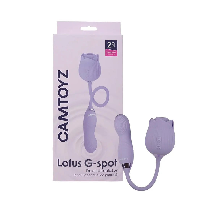 Camtoyz Lotus Punto G Vibrador Silicona Succión Pulsante by CamToyz