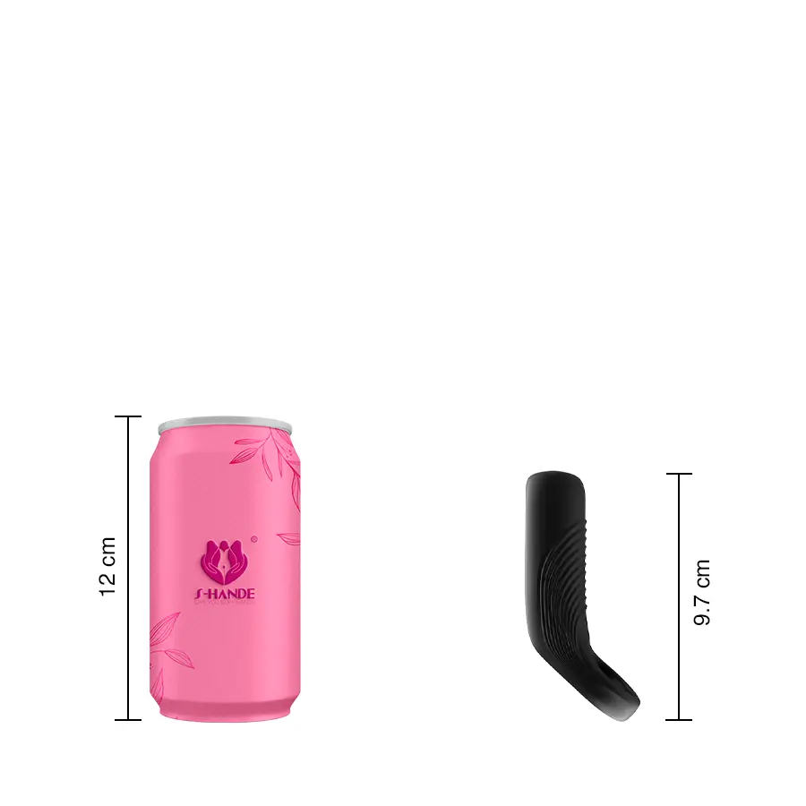 Anillo Vibrador Lure Silicona Con 9 Modos De Vibración by SHANDE