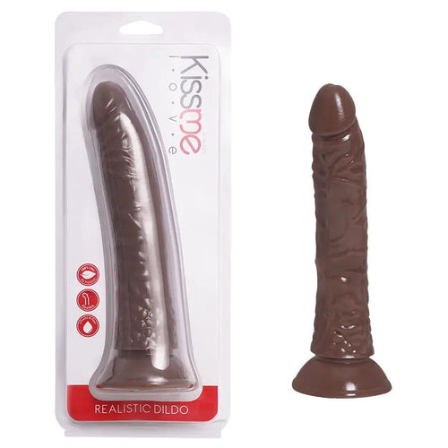 Dildo Realistic Brown 8.2''
