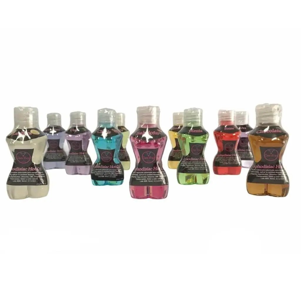 Aceite Caliente Comestible Textura Sedosa Sabores Frutales by lamoresex