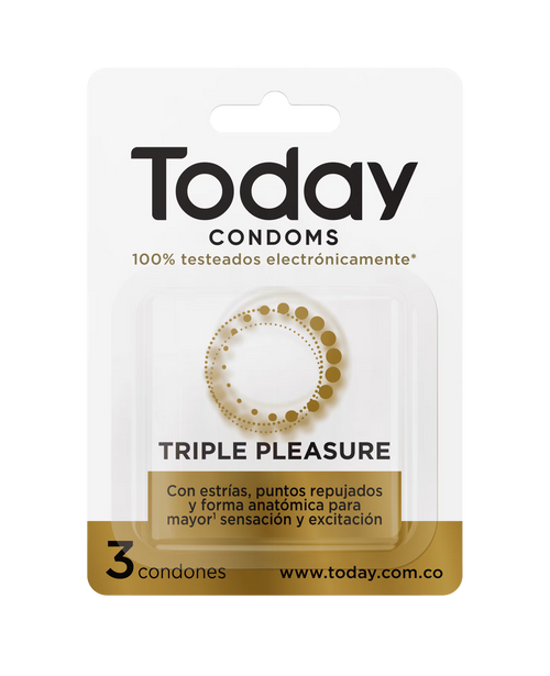 CONDONES TODAY TRIPLE PLEASURE X3