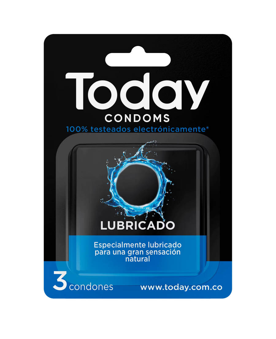 Today Condones Lubricados De Latex X3 Paquete De Tres Unidades by lamoresex