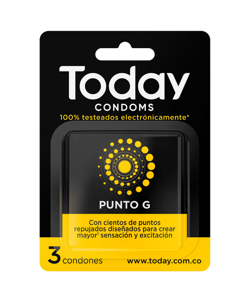 CONDONES TODAY PUNTO G X3