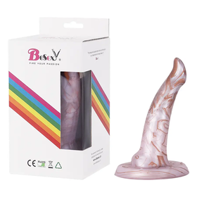 Golden King Dispositivo Sexual De Silicona Médica Con Base De Ventosa by BESEXY