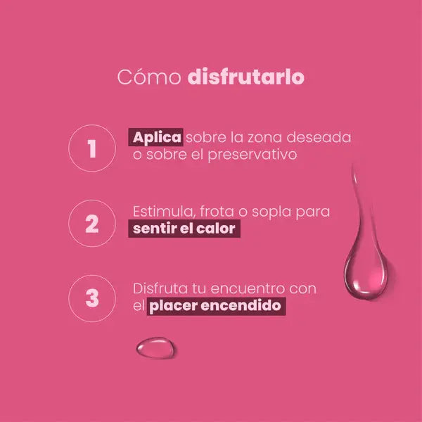 Lubricante Íntimo Caliente con Sabor a Cereza 30 ml – Sen Íntimo by SEXSHOPLAMORE