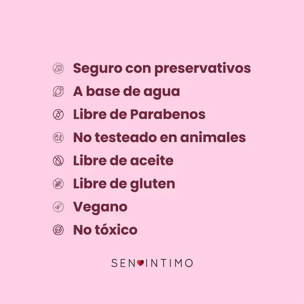 Lubricante Íntimo Caliente con Sabor a Cereza 30 ml – Sen Íntimo by SEXSHOPLAMORE