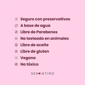 Lubricante Íntimo Caliente con Sabor a Cereza 30 ml – Sen Íntimo by SEXSHOPLAMORE
