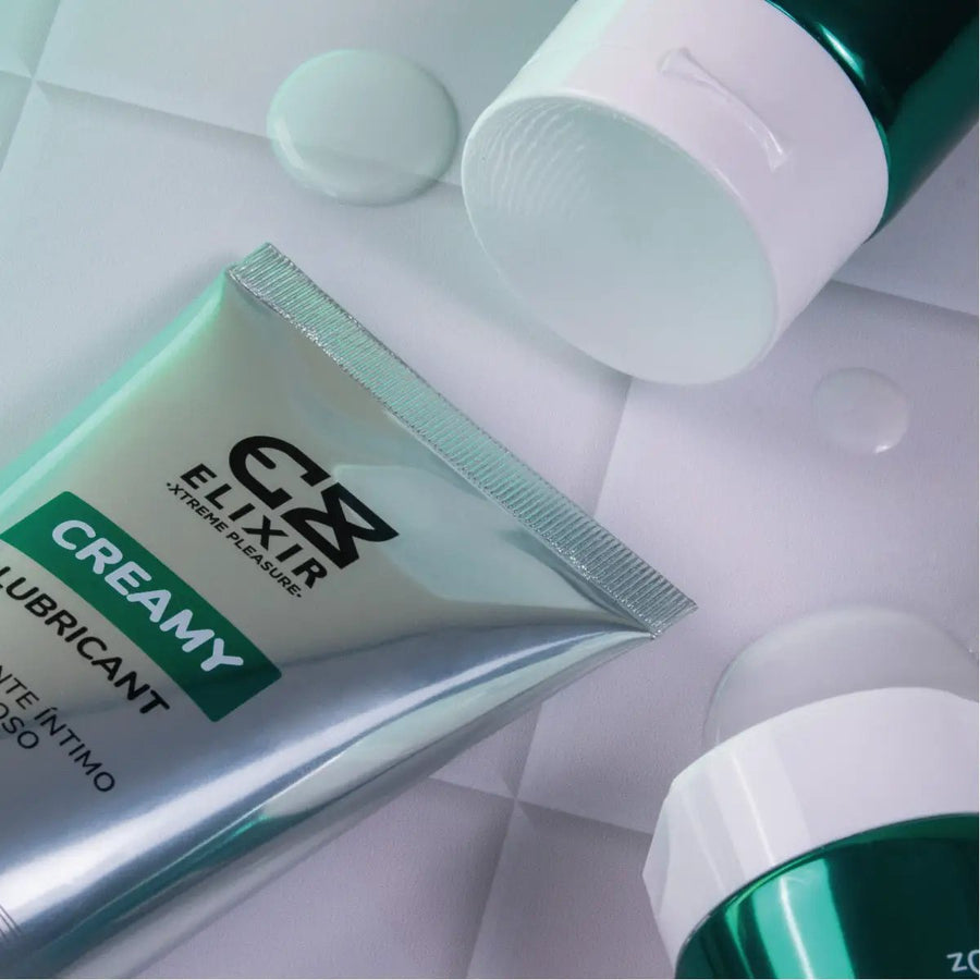 Lubricante Íntimo Cremoso de Base Agua Textura Realista 250 Ml by Elixir