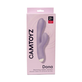 Vibrador Rabbit con sensación de calor Dona Camtoyz by SEXSHOPLAMORE