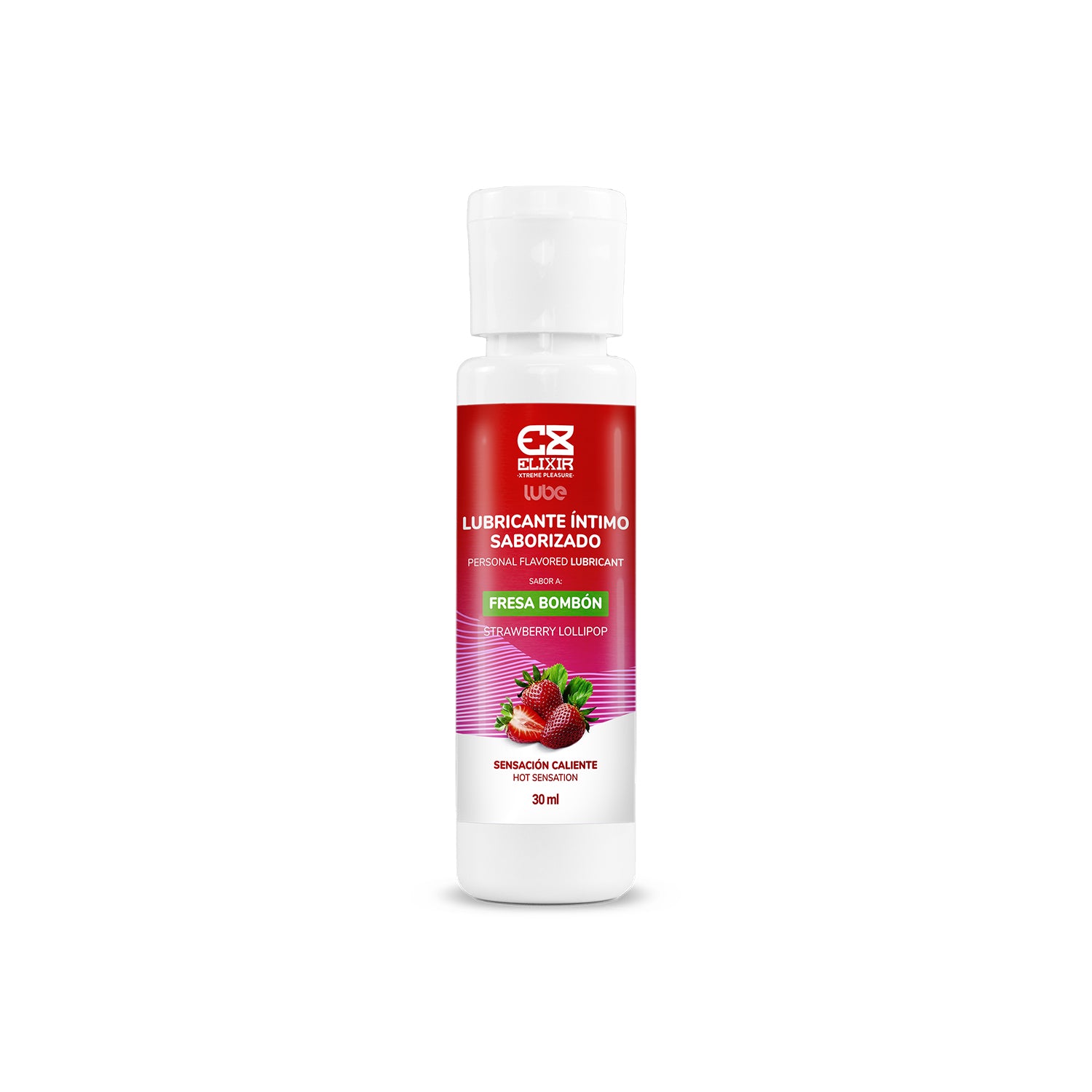 Lubricante Saborizado Fresa Bombon Elixir