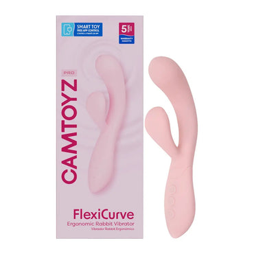 FlexiCurve Vibrador Rabbit Ergonómico con App Camtoyz by SEXSHOPLAMORE