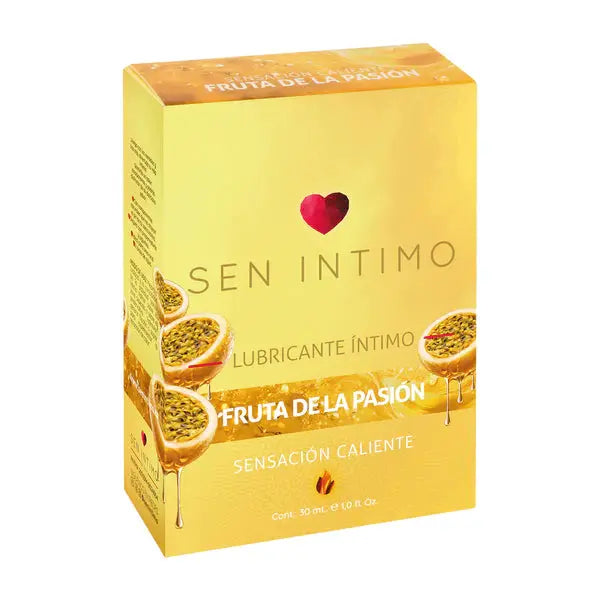 Lubricante Íntimo Caliente con Sabor a Maracuyá 30 ml – Sen Íntimo by SEXSHOPLAMORE